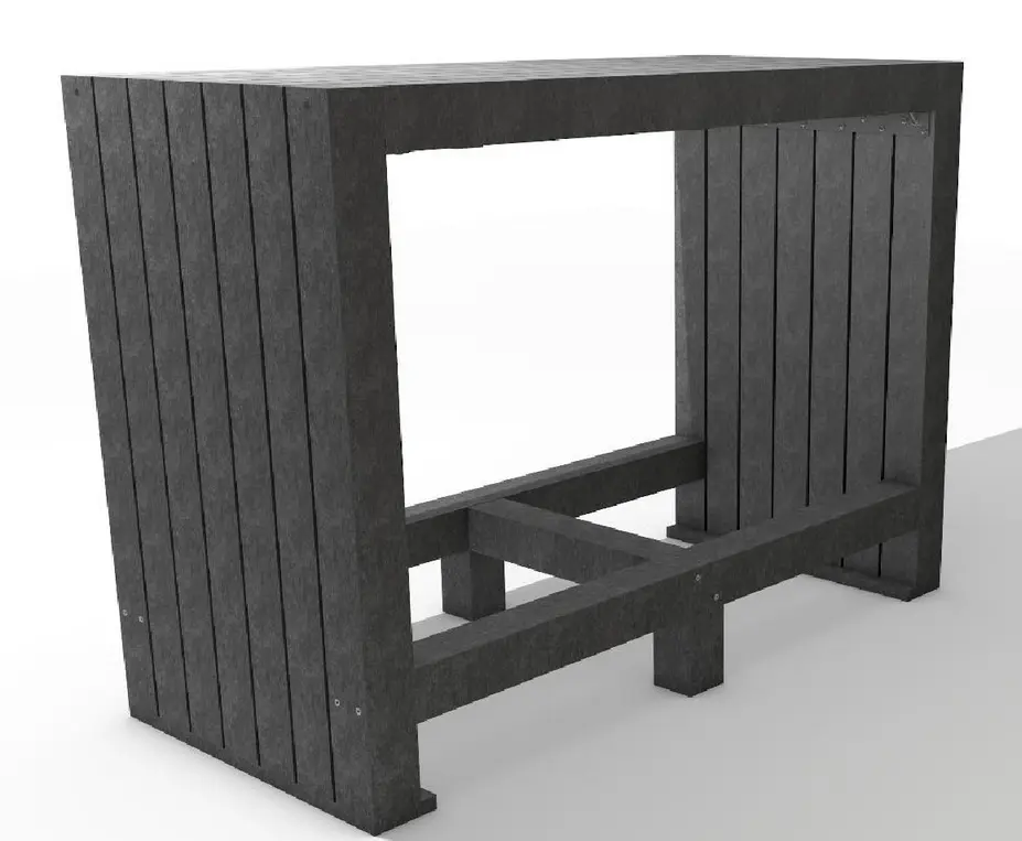 Table Haute Calero-Bar - Mobilier Extérieur en Plastique Recyclé (2).webp