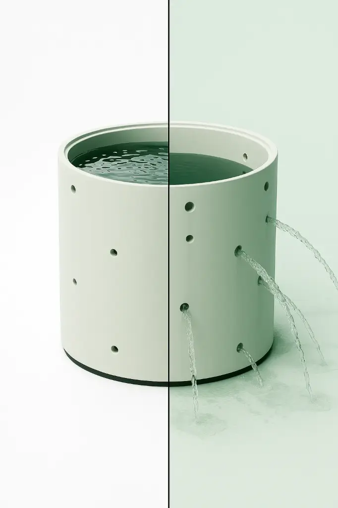 [TG165] RONDELLE DE PUITS PERFOREE DIAMETRE 1000 HT 100CM