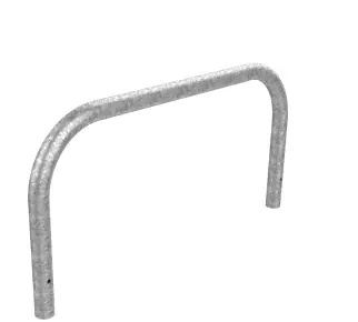ARCEAU BORDURE ARCHI 1000X300 TUBE Ø50 +2 COUDES ACIER GALVANISE A SCELLER