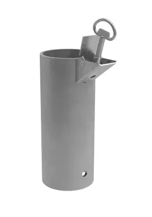 [38490] FOURREAU D'AMOVIBILITÉ VERROUILLABLE Ø76 GALVANISE POUR POTELETS