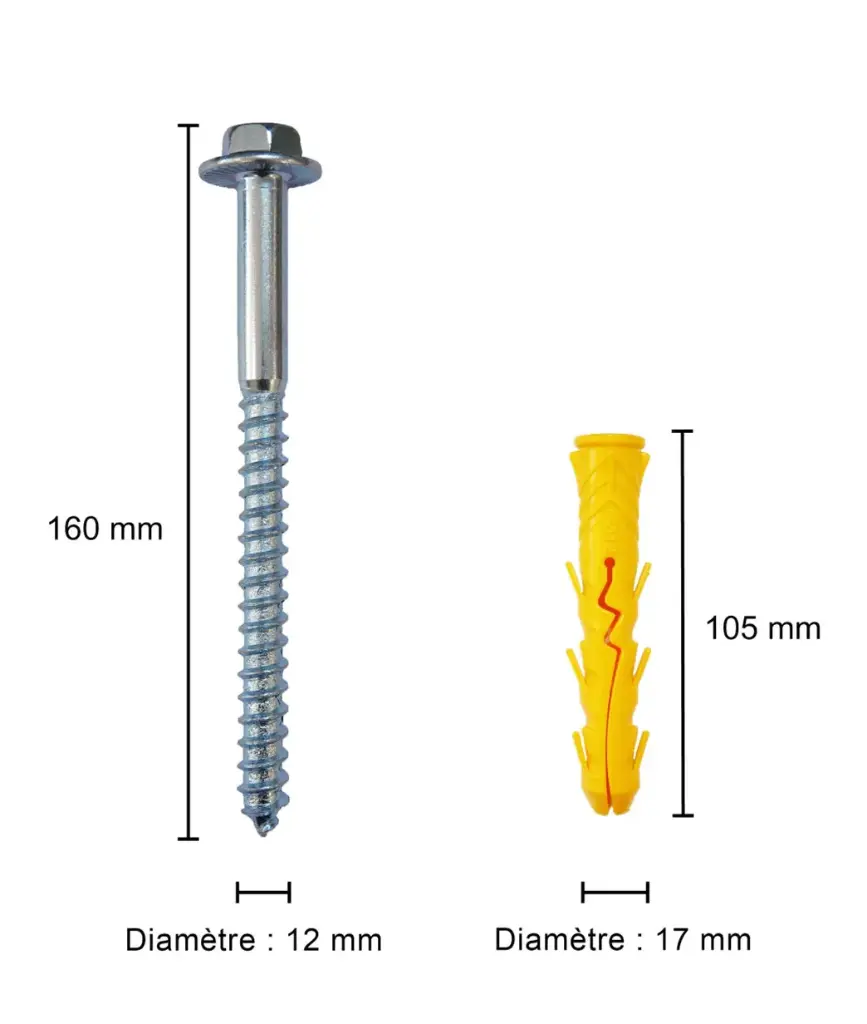 FIXATIONS POUR COUSSINS BERLINOIS / SEPARATEURS CYCLO / RALENTISSEURS / BUTEES DE PARKING ISOFLEX / BALIFLEX / MUSOIRS