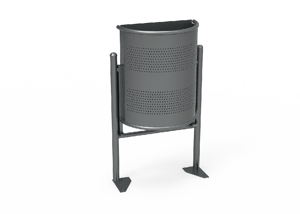 Corbeille SEMI-CIRCULAIRE 40 litres