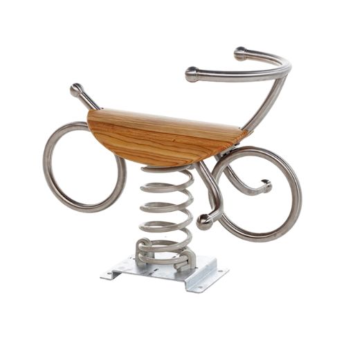 JEU À RESSORT NATURAL BOIS/INOX (Vélo)