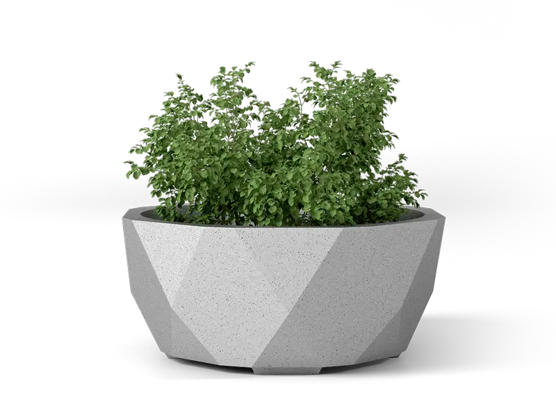 [UM1619] Jardinière PETRUS ø1150 gris