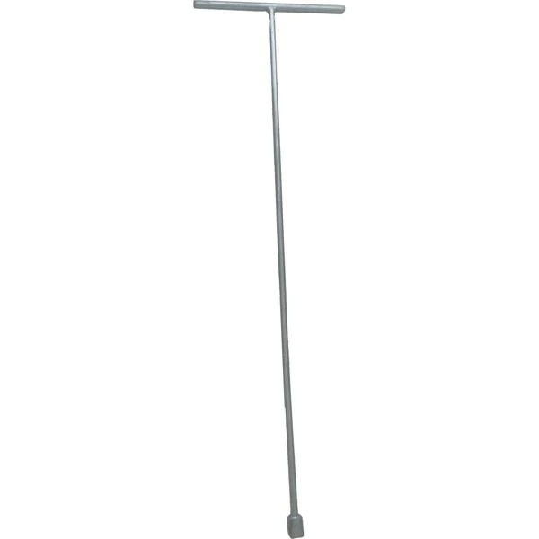 [986970] CLE DE MANOEUVRE GALVANISEE CARRE 30X30 Hauteur 1.50Mètre