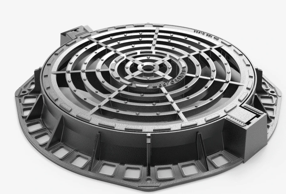 Grille-cadre HEXA R Ø852 PLØ605 D400