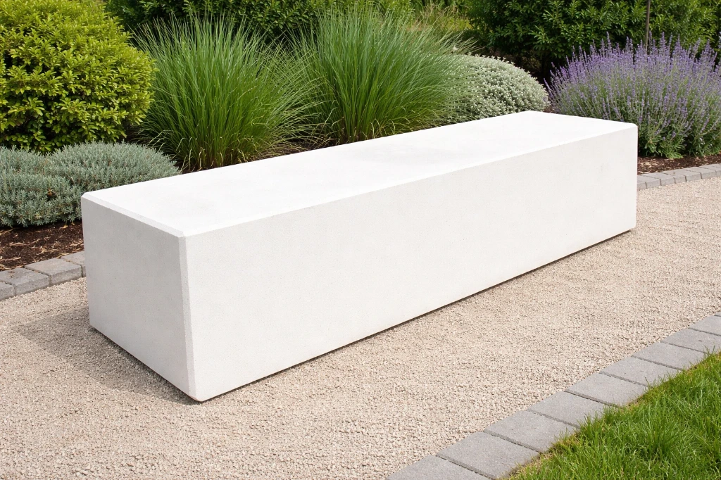 [BANC80] Banc béton démoulage différé 50x50 (80, GRIS)