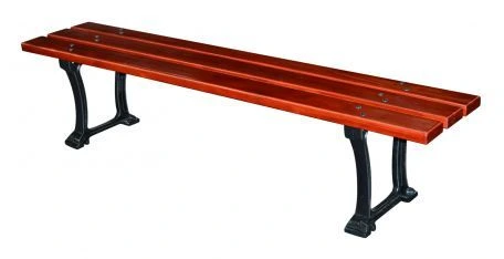 banquette Pampelune 3 LAMES CARRÉES BOIS EXOTIQUE (180cm)