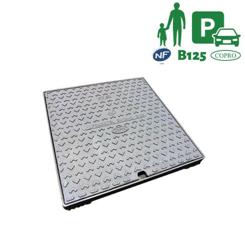 [845130] Regard hydraulique carré HY B125 NF/COPRO  (300x300mm)