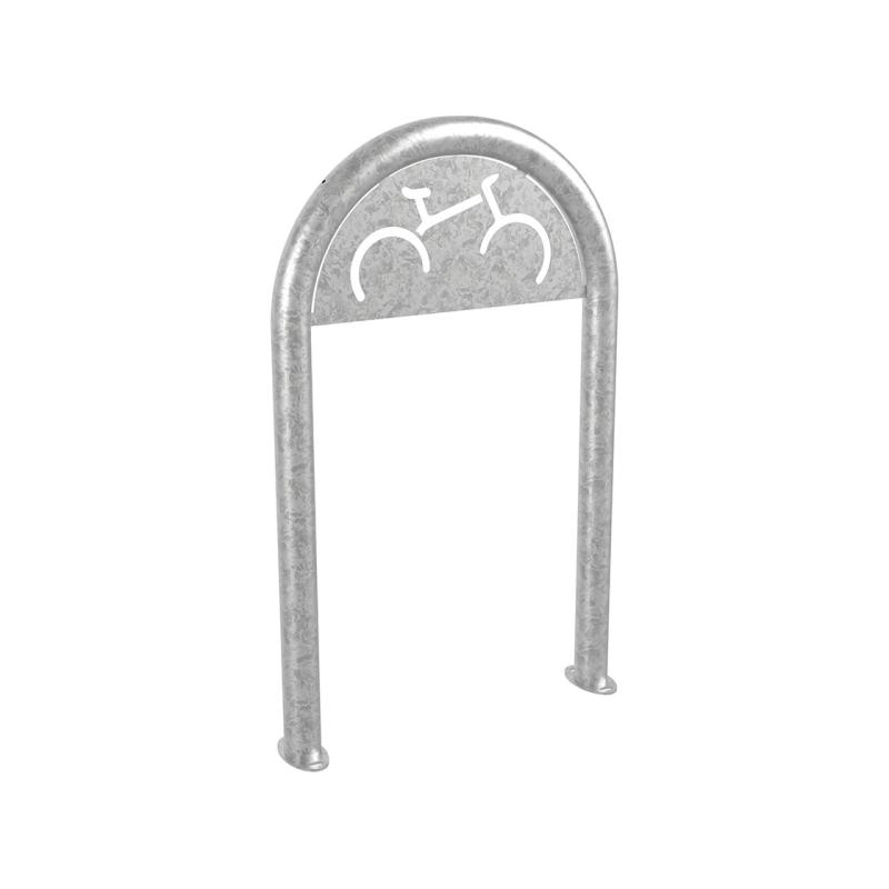 APPUI VÉLOS TROMBONE Ø 60 mm + SIGNALÉTIQUE VÉLO - SUR PLATINES