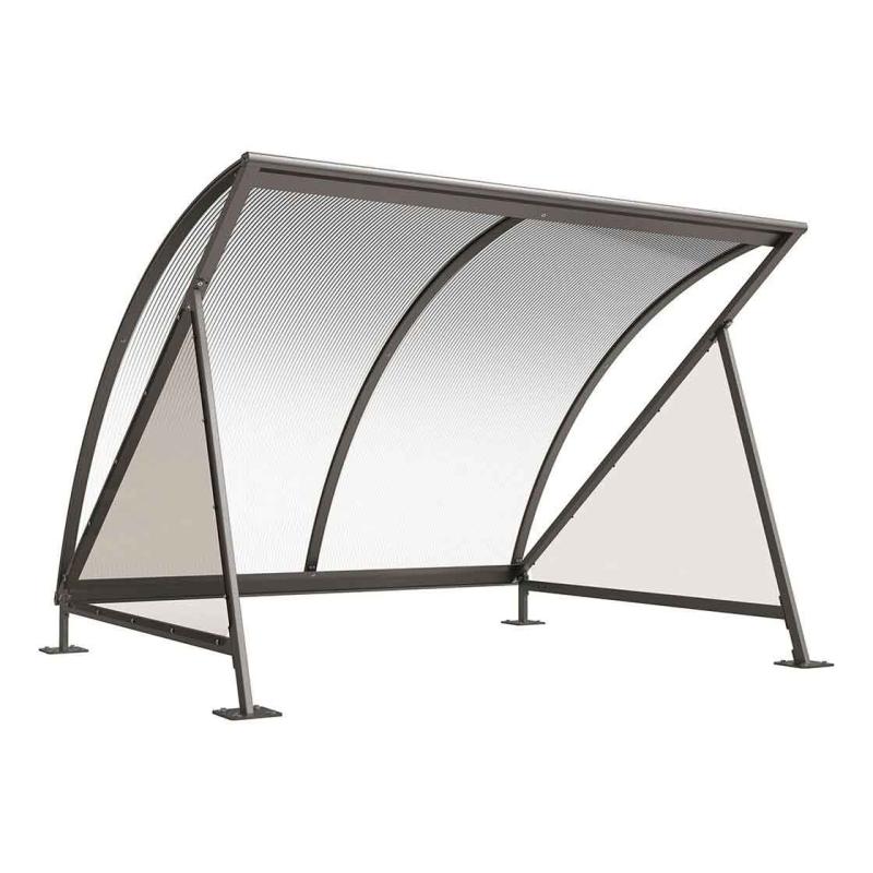 [529036] ABRI VÉLOS DEMI-LUNE INITIAL - SANS RANGE VÉLOS