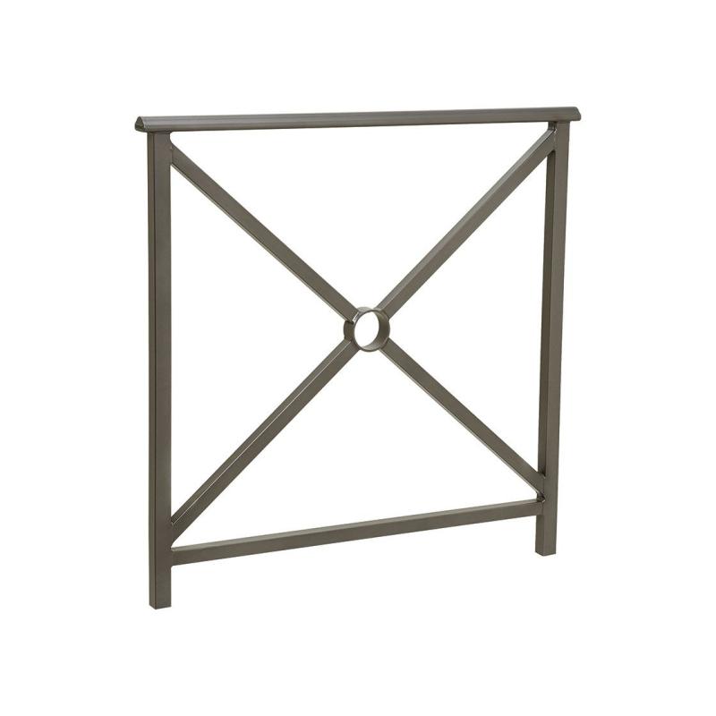 BARRIÈRE MAIN COURANTE LISBONNE SIMPLE CROIX (GRIS)