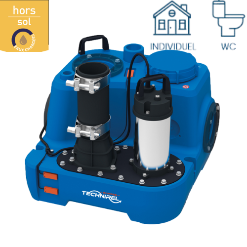[004982] Station de relevage sanitaire compacte Minirel MR5013
