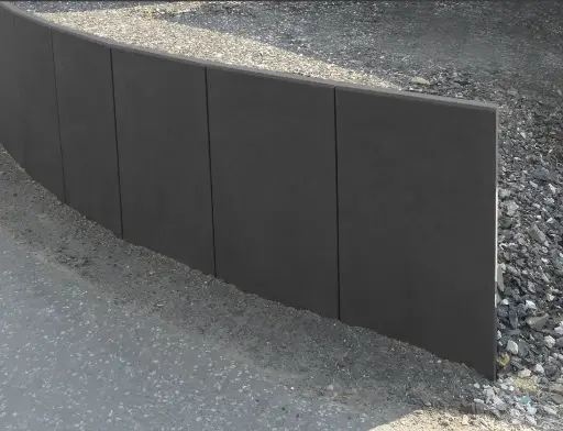 Mur en L plastique léger